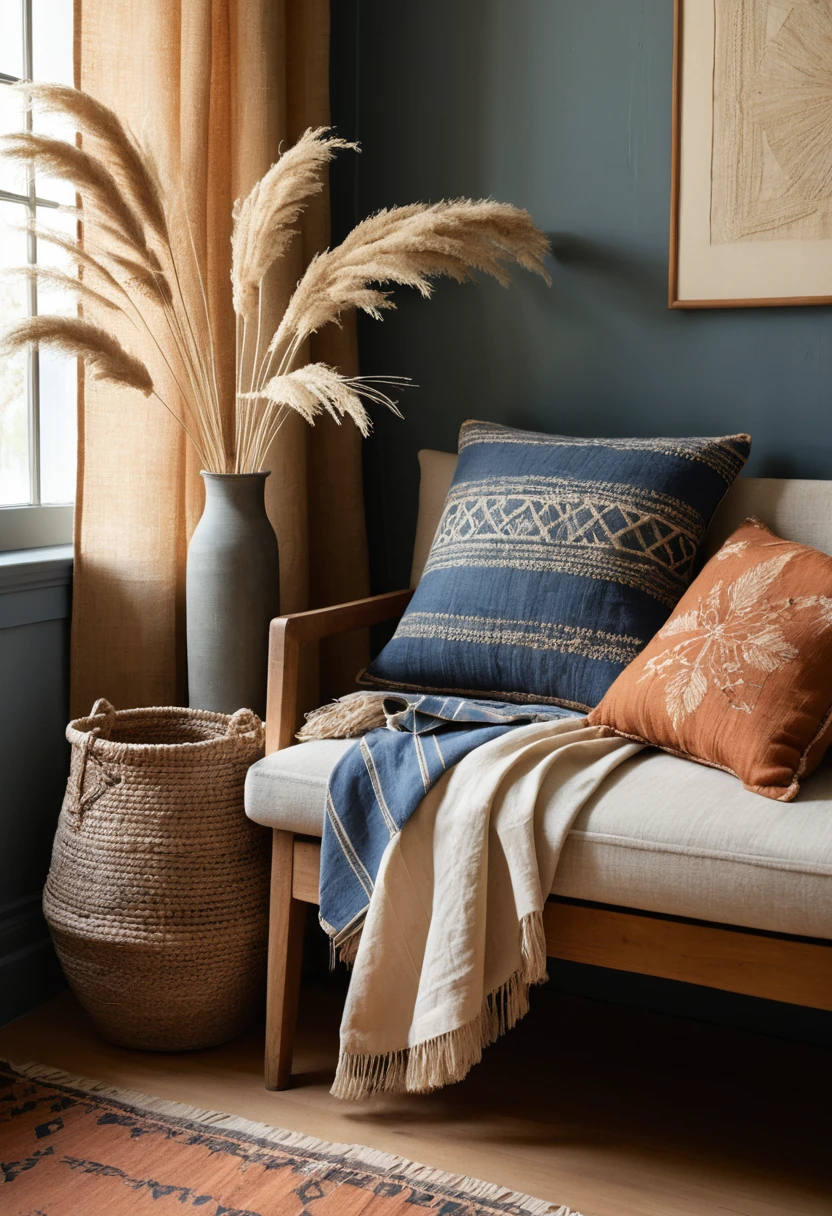 9. Vintage Textiles as Statement Pieces
